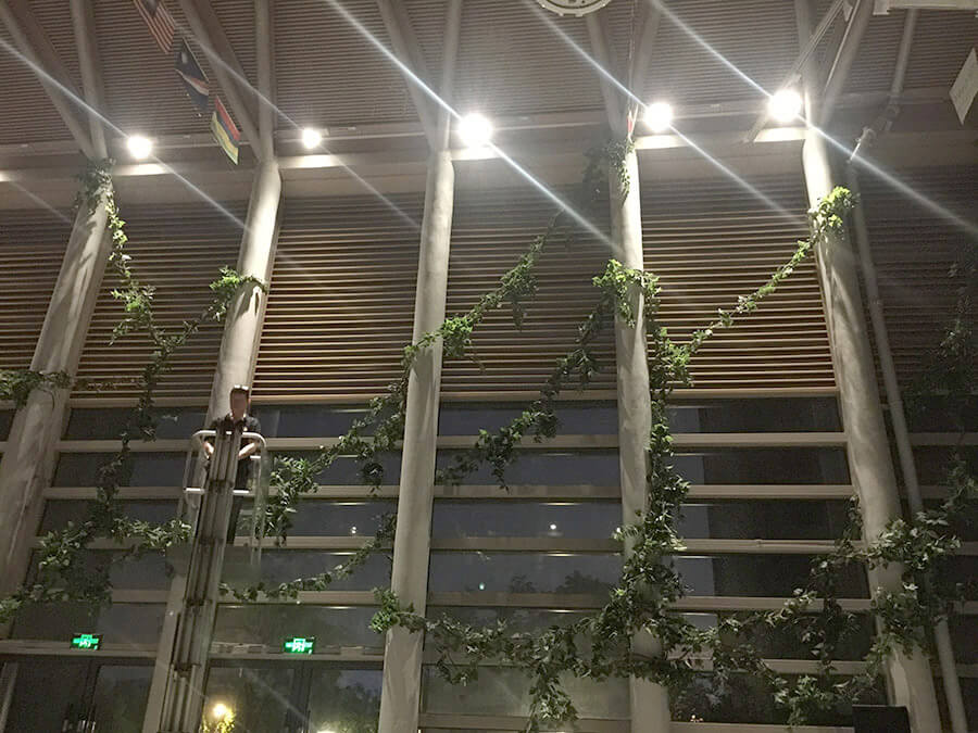 常熟世界联合学院四季厅照明设计灯具定制